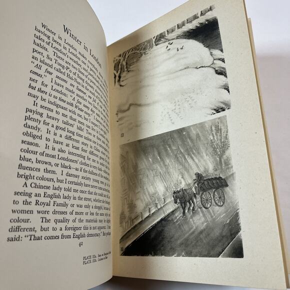 Silent Traveller in London - Chiang Yee Hardcover Book Fourth Impression 1940 - Picture 10 of 11
